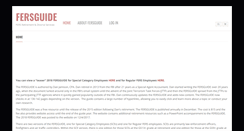Desktop Screenshot of fersguide.com